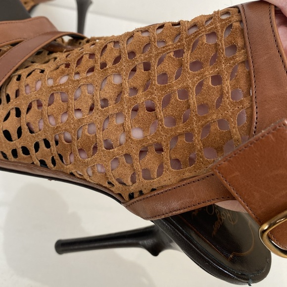 Roger Vivier Epin’ Elle Filoche Leather High Heels Size 38 - Picture 9 of 16